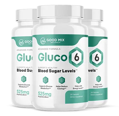 Gluco6 3 Bottles - Most Popular Package